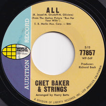 Load image into Gallery viewer, Chet Baker &amp; Strings - A Man And A Woman / All (7 inch Record / Used)
