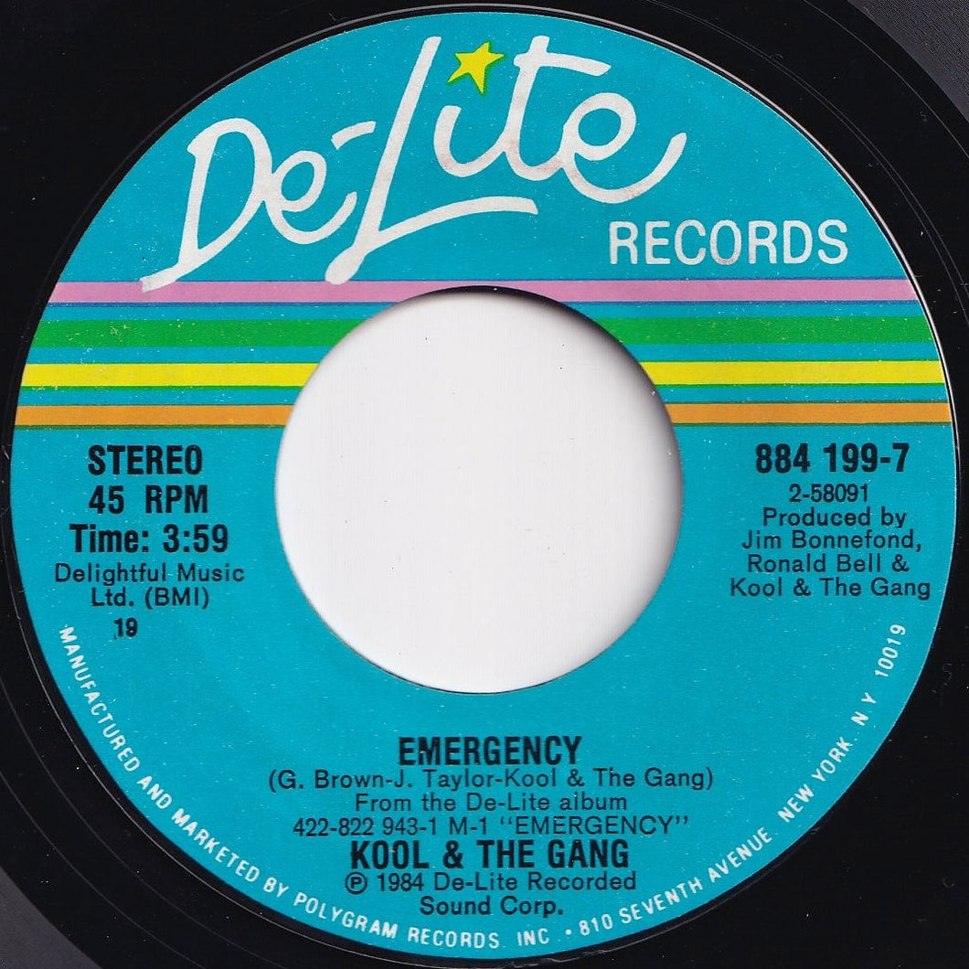 Kool & The Gang - Emergency / You Are The One (7 inch Record / Used)