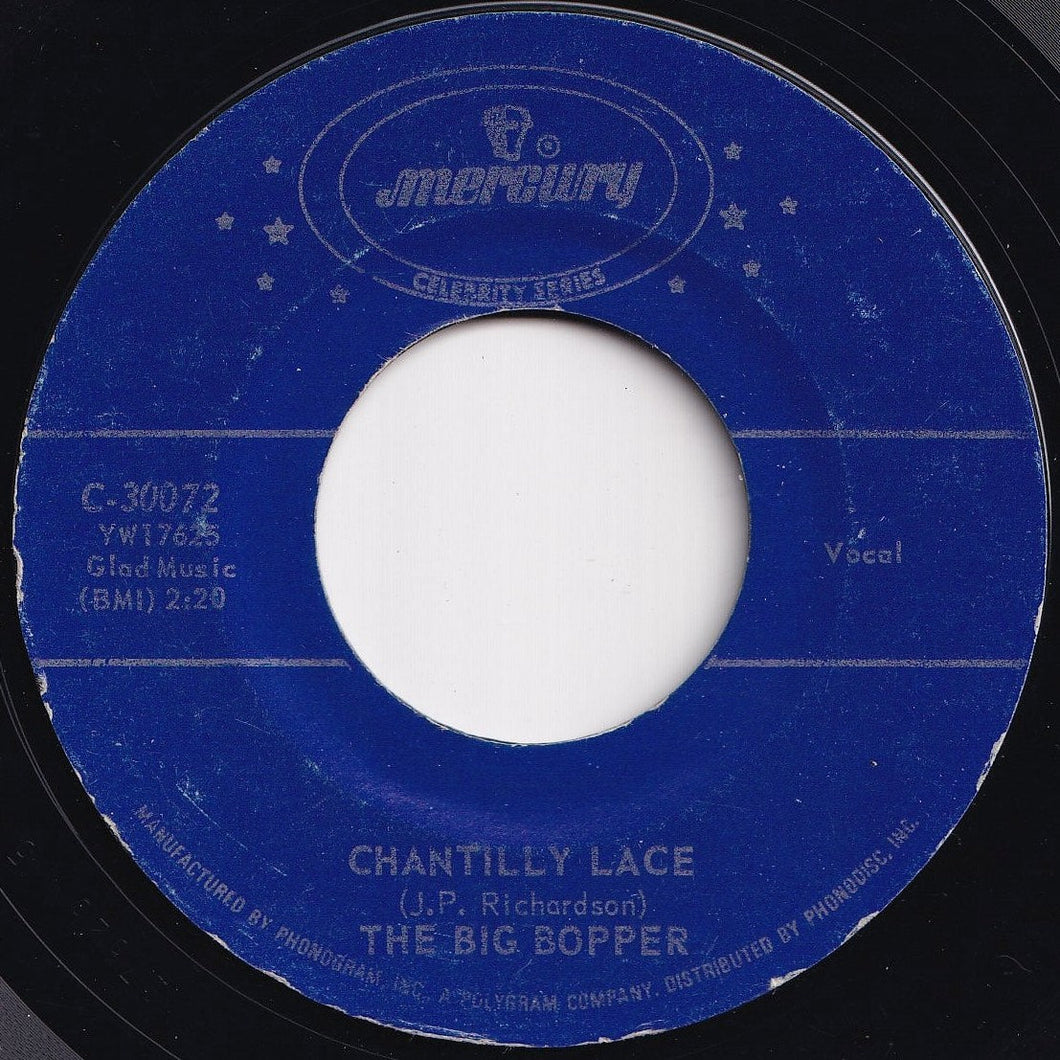 Big Bopper - Chantilly Lace / Big Bopper's Wedding (7 inch Record / Used)