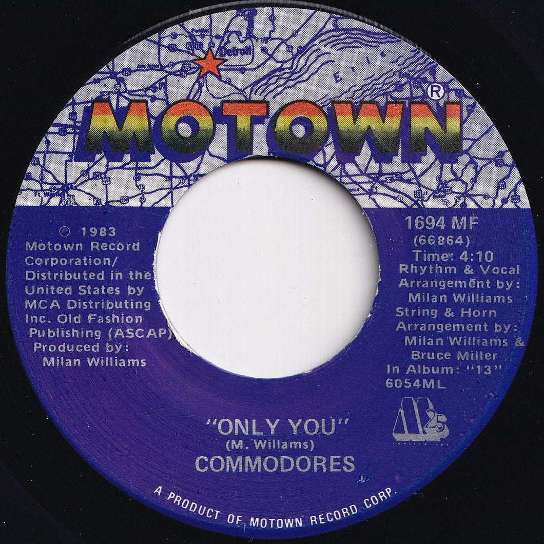 Commodores - Only You / Cebu (7 inch Record / Used)