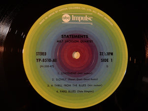 Milt Jackson - Statements (Gatefold LP-Vinyl Record/Used)