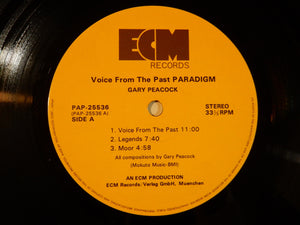 Gary Peacock - Voice From The Past - PARADIGM (LP-Vinyl Record/Used)