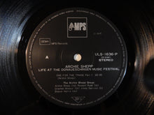 画像をギャラリービューアに読み込む, Archie Shepp - Life At The Donaueschingen Music Festival (LP-Vinyl Record/Used)
