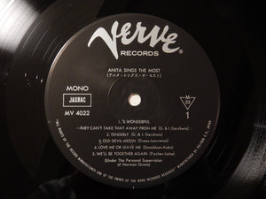 Anita O'Day - Anita Sings The Most (LP-Vinyl Record/Used)