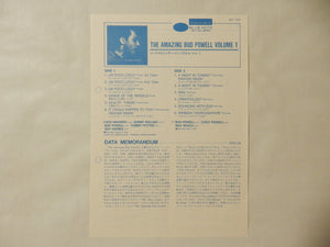 Bud Powell - The Amazing Bud Powell, Volume 1 (LP-Vinyl Record/Used)
