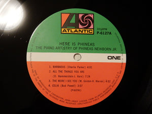 Phineas Newborn Jr. - Here Is Phineas (The Piano Artistry Of Phineas Newborn Jr.) (LP-Vinyl Record/Used)