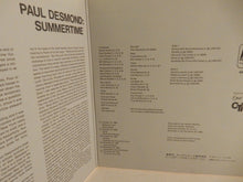 画像をギャラリービューアに読み込む, Paul Desmond - Summertime (Gatefold LP-Vinyl Record/Used)
