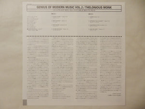 Thelonious Monk - Genius Of Modern Music Vol. 2 (10inch-Vinyl Record/Used)