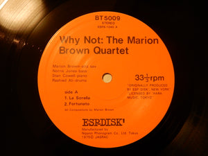 Marion Brown - Why Not (LP-Vinyl Record/Used)