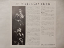 画像をギャラリービューアに読み込む, Art Pepper - So In Love (Gatefold LP-Vinyl Record/Used)
