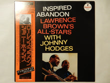 画像をギャラリービューアに読み込む, Lawrence Brown, Johnny Hodges - Inspired Abandon (Gatefold LP-Vinyl Record/Used)
