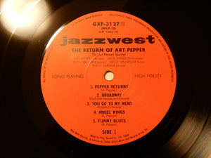 Art Pepper - The Return Of Art Pepper (LP-Vinyl Record/Used)