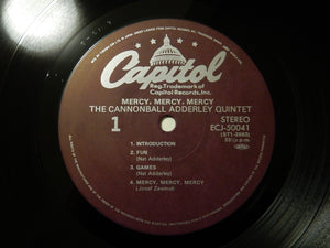 Cannonball Adderley - Mercy, Mercy, Mercy! - Live At "The Club" (LP-Vinyl Record/Used)