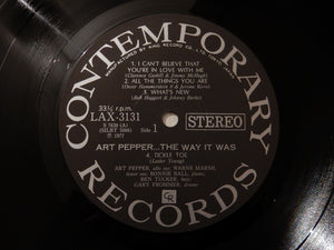 Art Pepper - ...The Way It Was! (LP-Vinyl Record/Used)