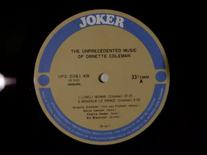 Ornette Coleman - The Unprecedented Music Of Ornette Coleman (LP-Vinyl Record/Used)