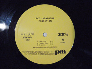 Pat LaBarbera - Pass It On (LP-Vinyl Record/Used)