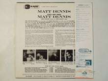 画像をギャラリービューアに読み込む, Matt Dennis - Plays And Sings Matt Denis (LP-Vinyl Record/Used)
