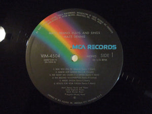 Matt Dennis - Plays And Sings Matt Denis (LP-Vinyl Record/Used)