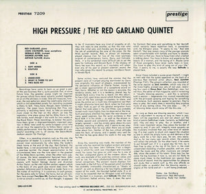 Red Garland Quintet, John Coltrane - High Pressure (LP Record / Used)