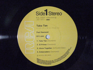 Paul Desmond Take Ten RCA RJL-2507