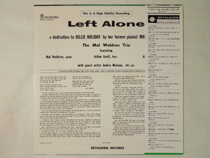 Mal Waldron Left Alone Bethlehem Records PAP-23001