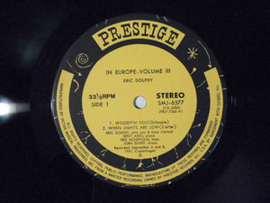 Eric Dolphy In Europe / Volume 3 Prestige SMJ-6577