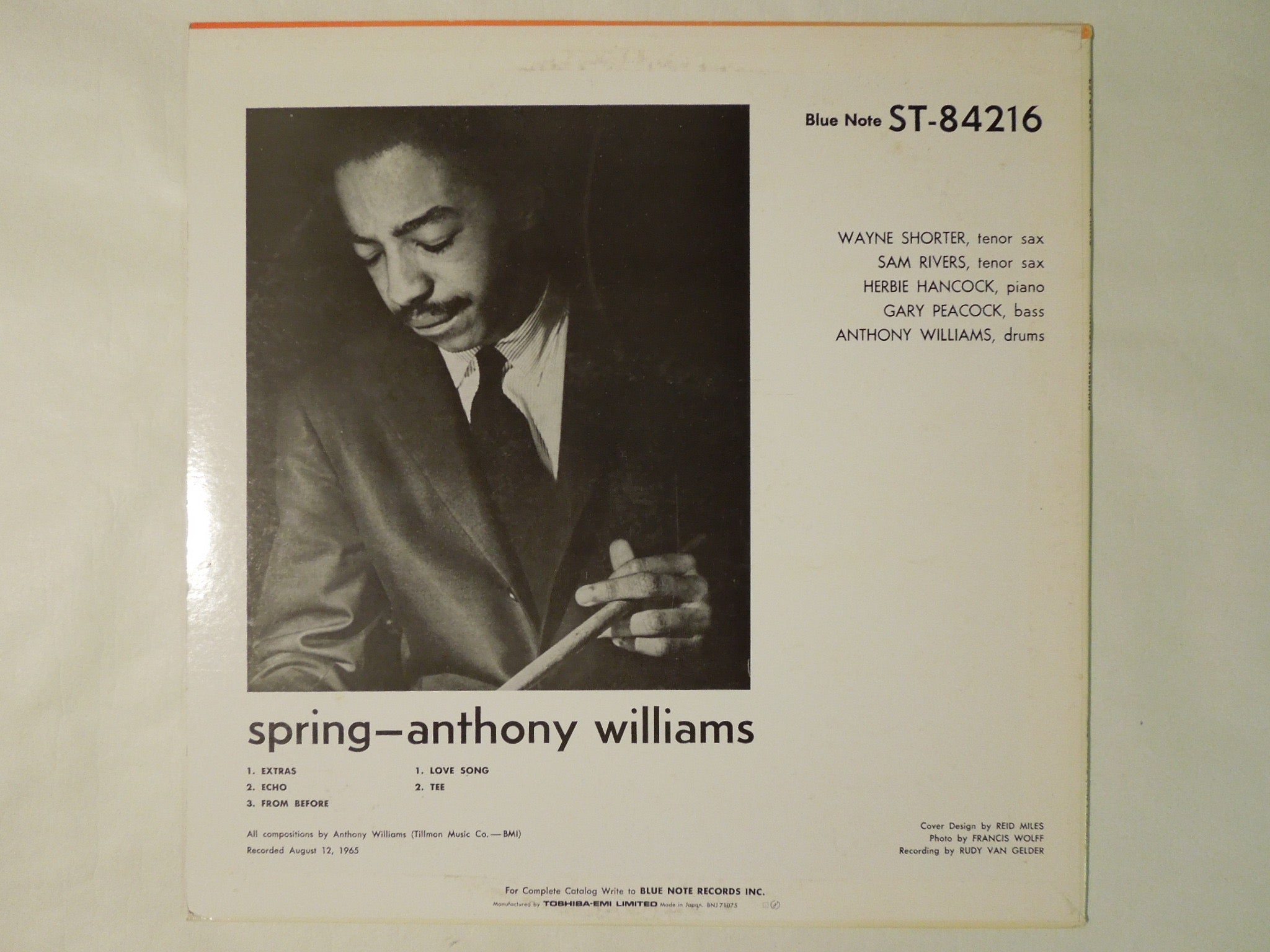 Anthony Williams Spring Blue Note BNJ 71075 – Solidity Records