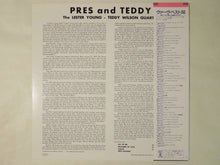 画像をギャラリービューアに読み込む, The Lester Young-Teddy Wilson Quartet Pres And Teddy Verve Records 20MJ 0025
