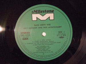 Milt Jackson And Wes Montgomery Bags Meets Wes! Riverside Records SMJ-6058