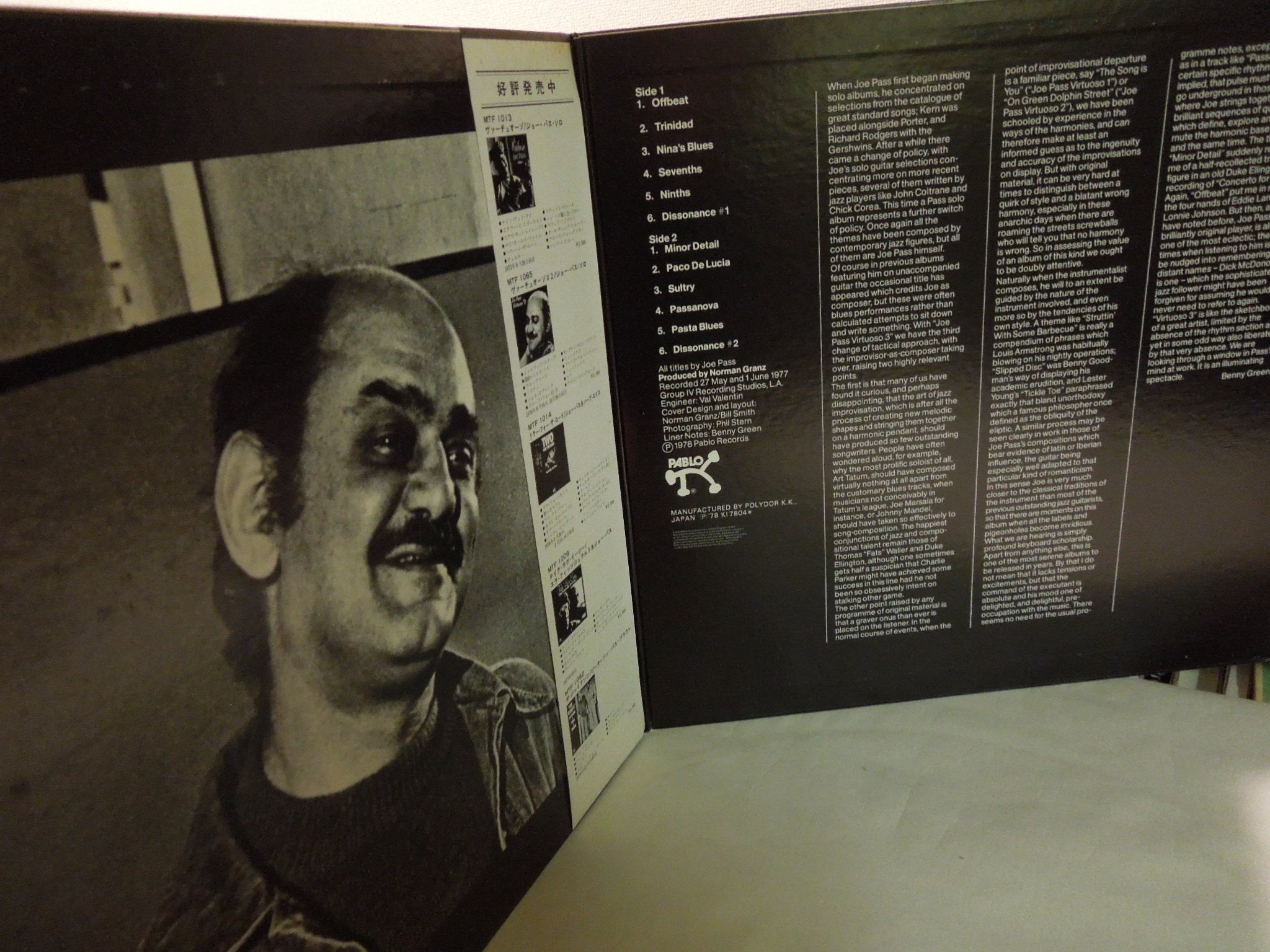 Joe Pass Virtuoso #3 Pablo Records MTF 1092 – Solidity Records