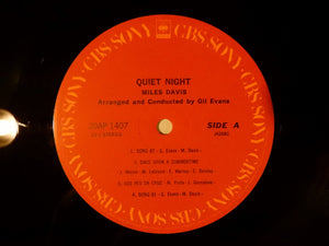 Miles Davis Quiet Nights CBS/Sony 20AP 1407