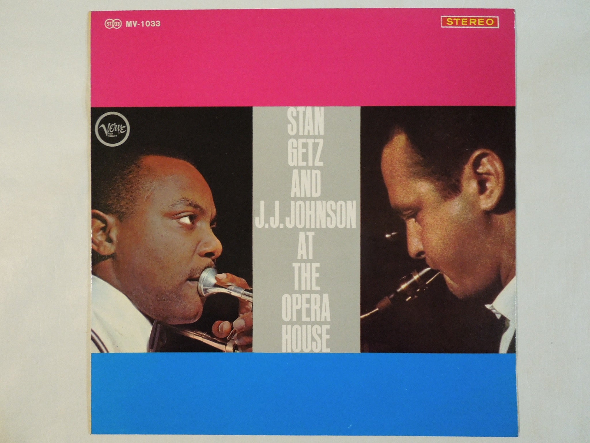 Stan Getz And J.J. Johnson - At The Opera (LP-Vinyl Record Stan Getz And J.J. Johnson - At The Opera (LP-Vinyl Record